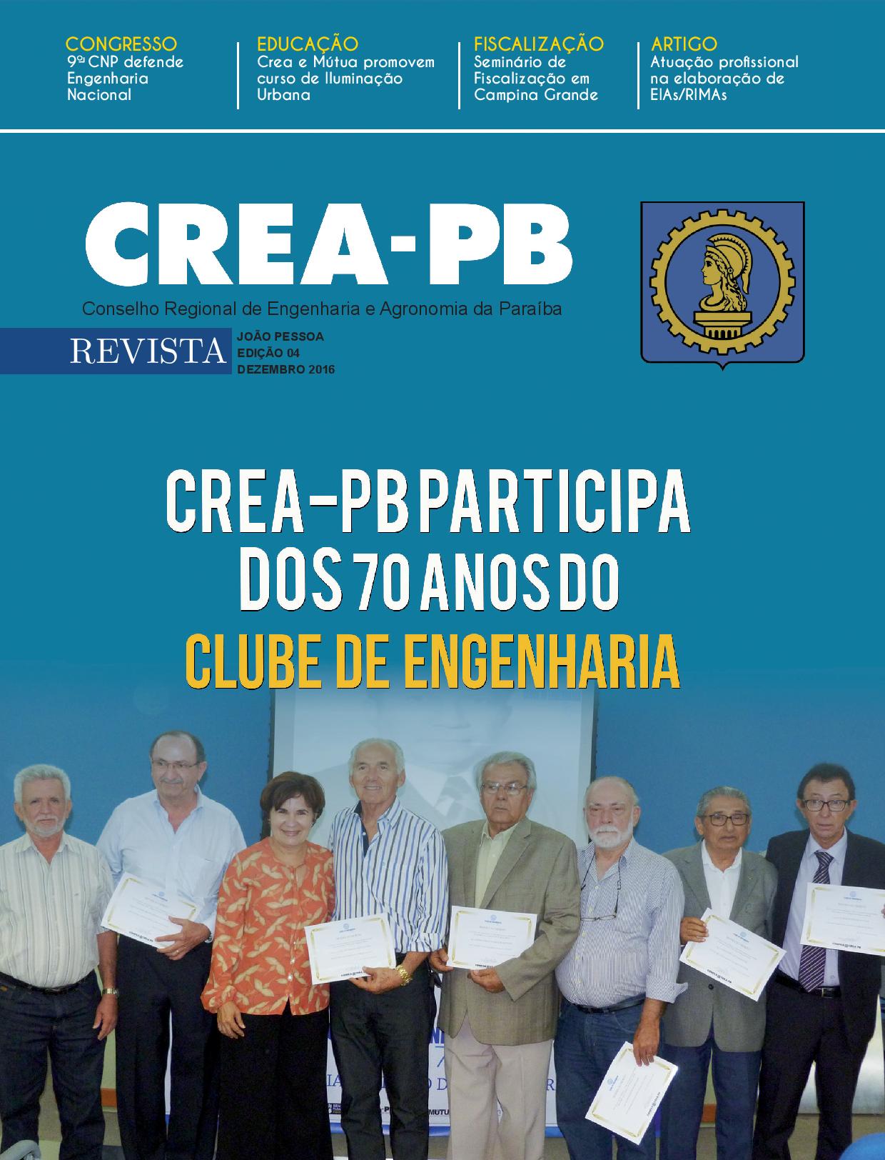 Revista Crea-PB – Dezembro/2016