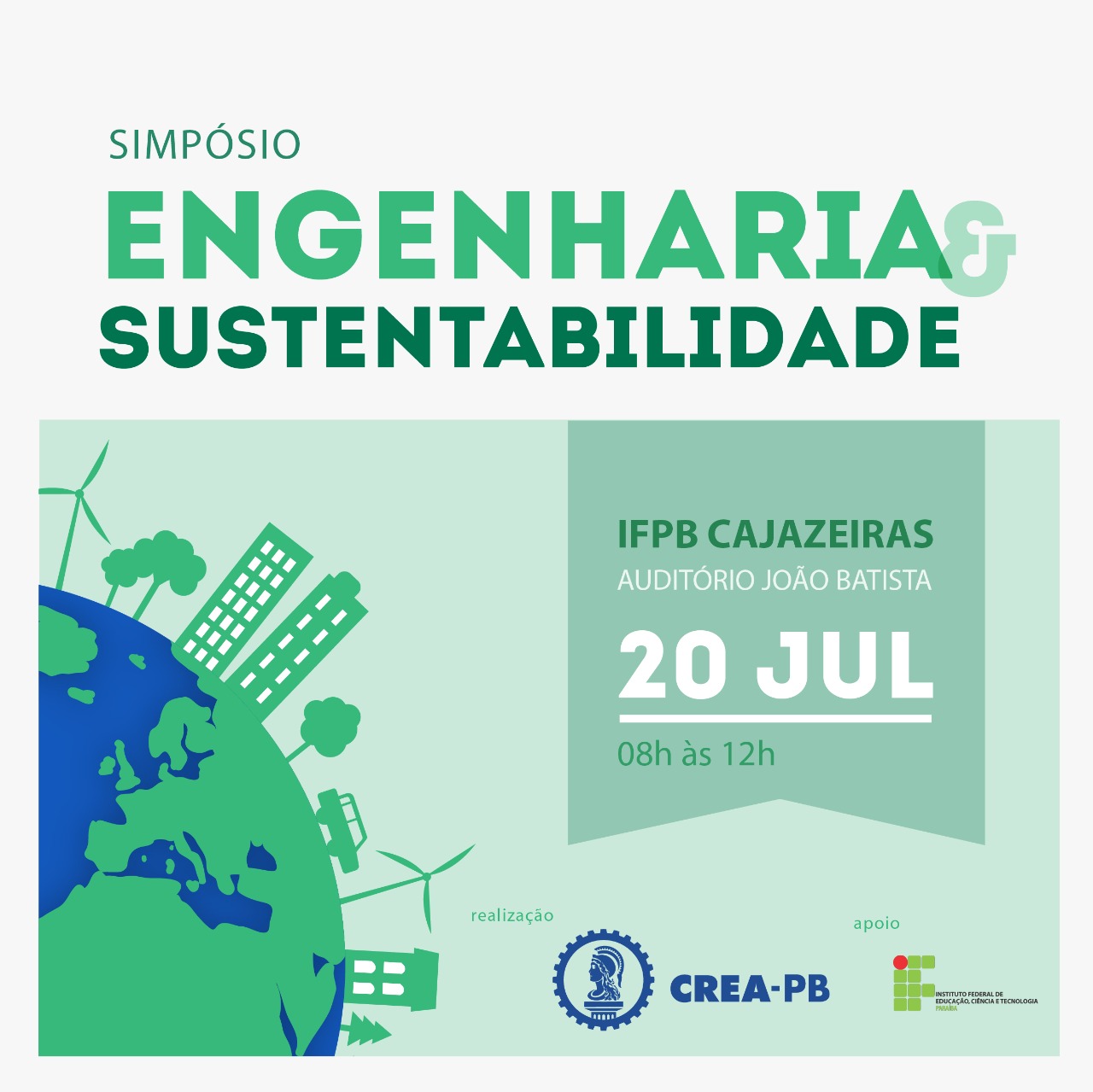Crea-PB promove simpósio “Engenharia e Sustentabilidade”, em Cajazeiras