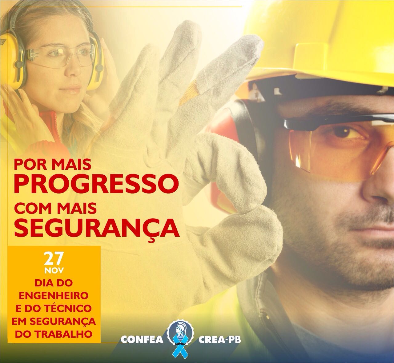 Parabéns, profissionais da segurança do trabalho!