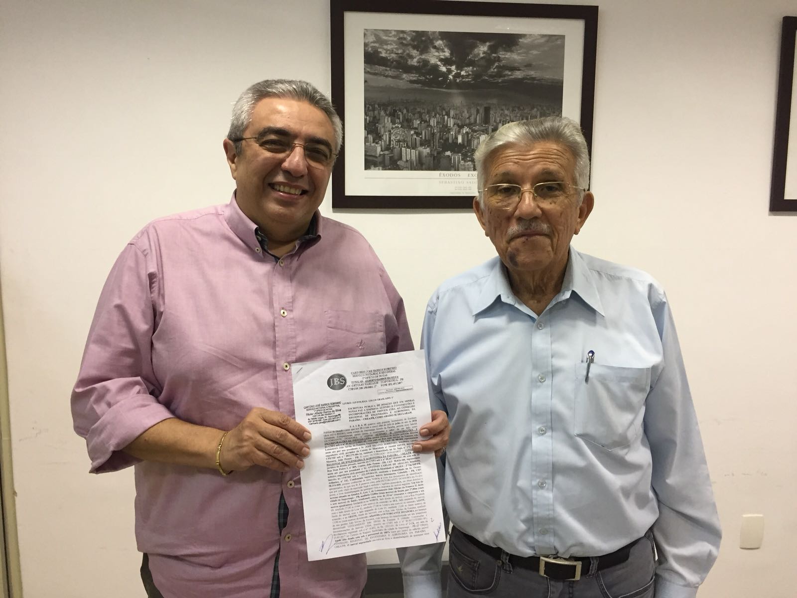 Crea-PB recebe de engenheiro doação de terreno para construção da inspetoria de Itaporanga