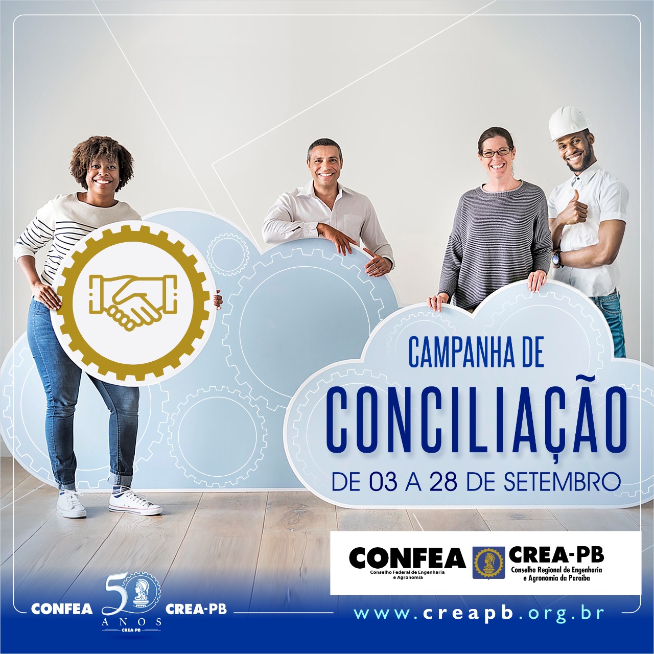 Crea-PB promove CAMPANHA DE CONCILIAÇÃO em setembro