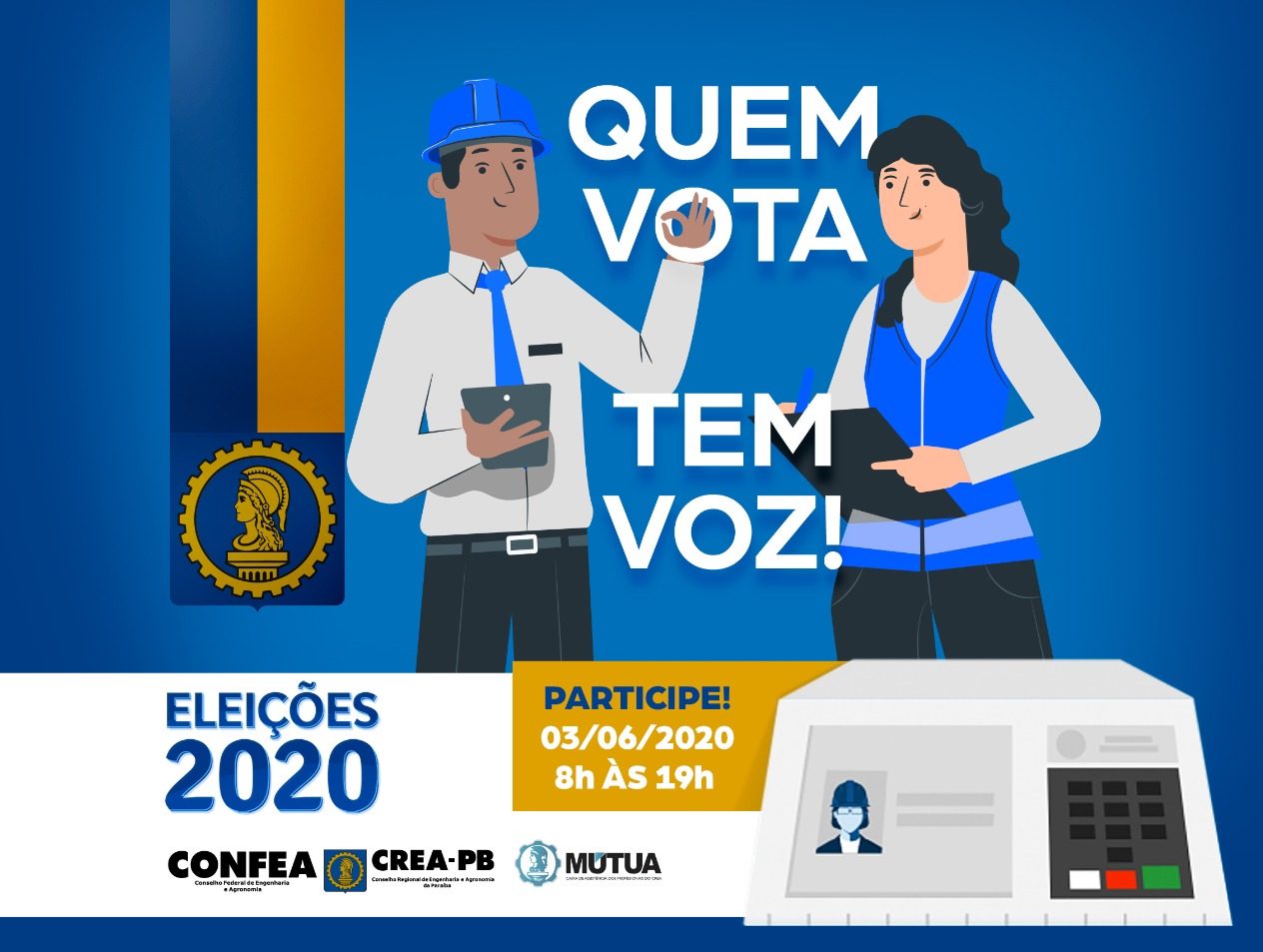 Eleições: Profissionais têm até 4 de maio para alterar local de votação