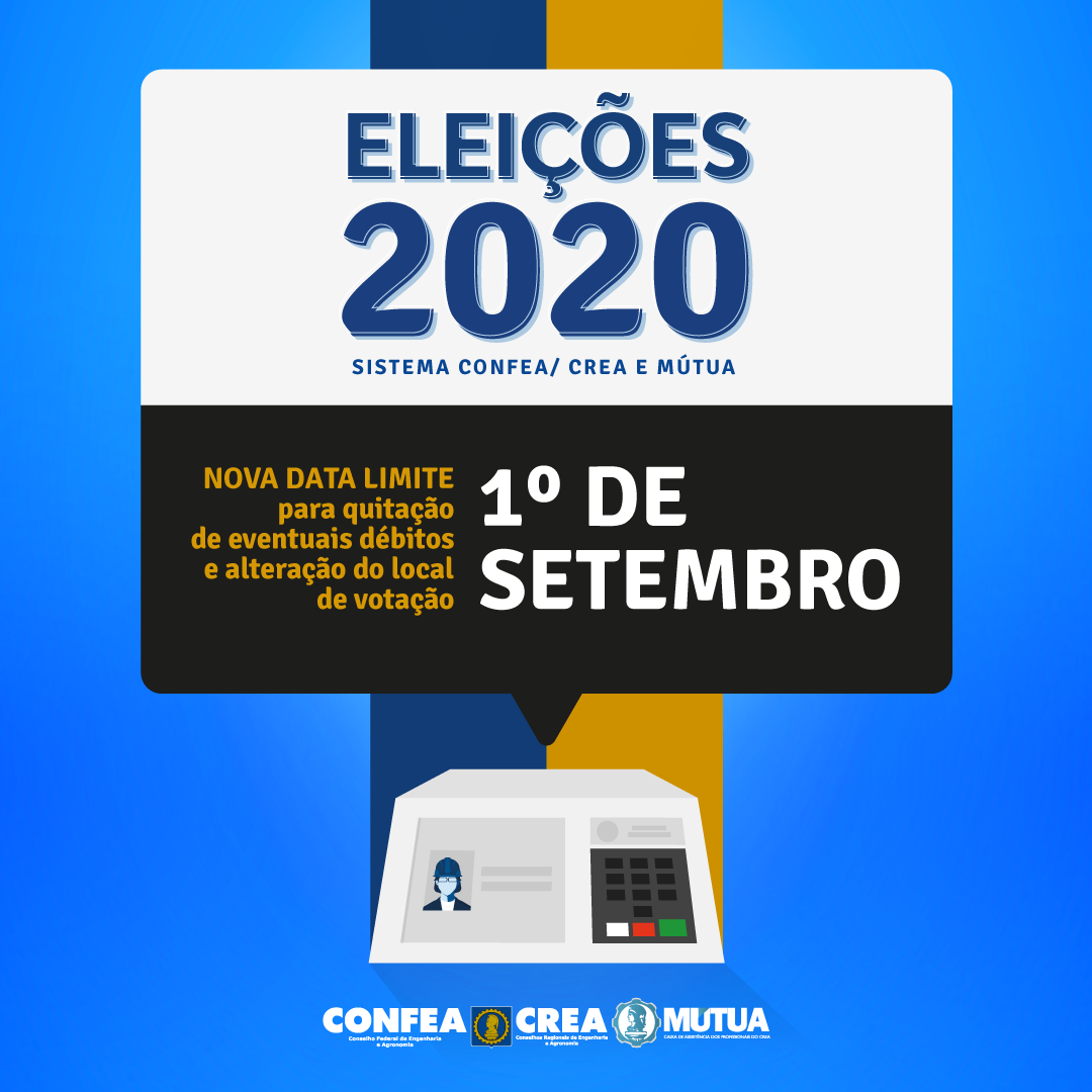 Eleições: Termina em 1º de setembro o prazo para regularização de débitos e mudança do local de votação