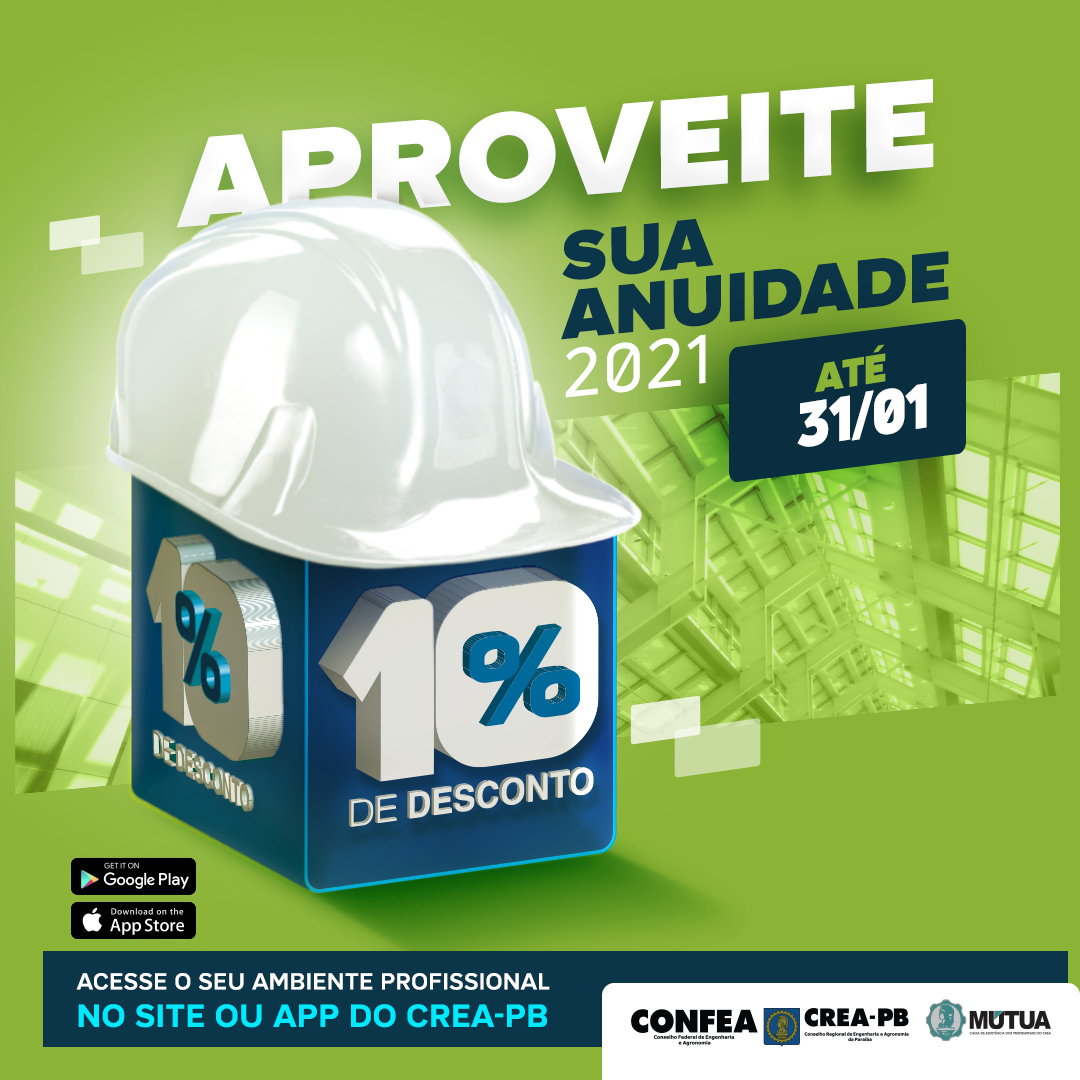 Anuidade 2021 está disponível para pagamento