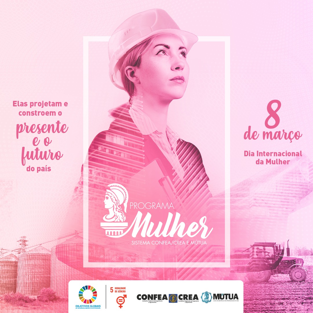 Crea-PB parabeniza todas as mulheres pelo seu dia!