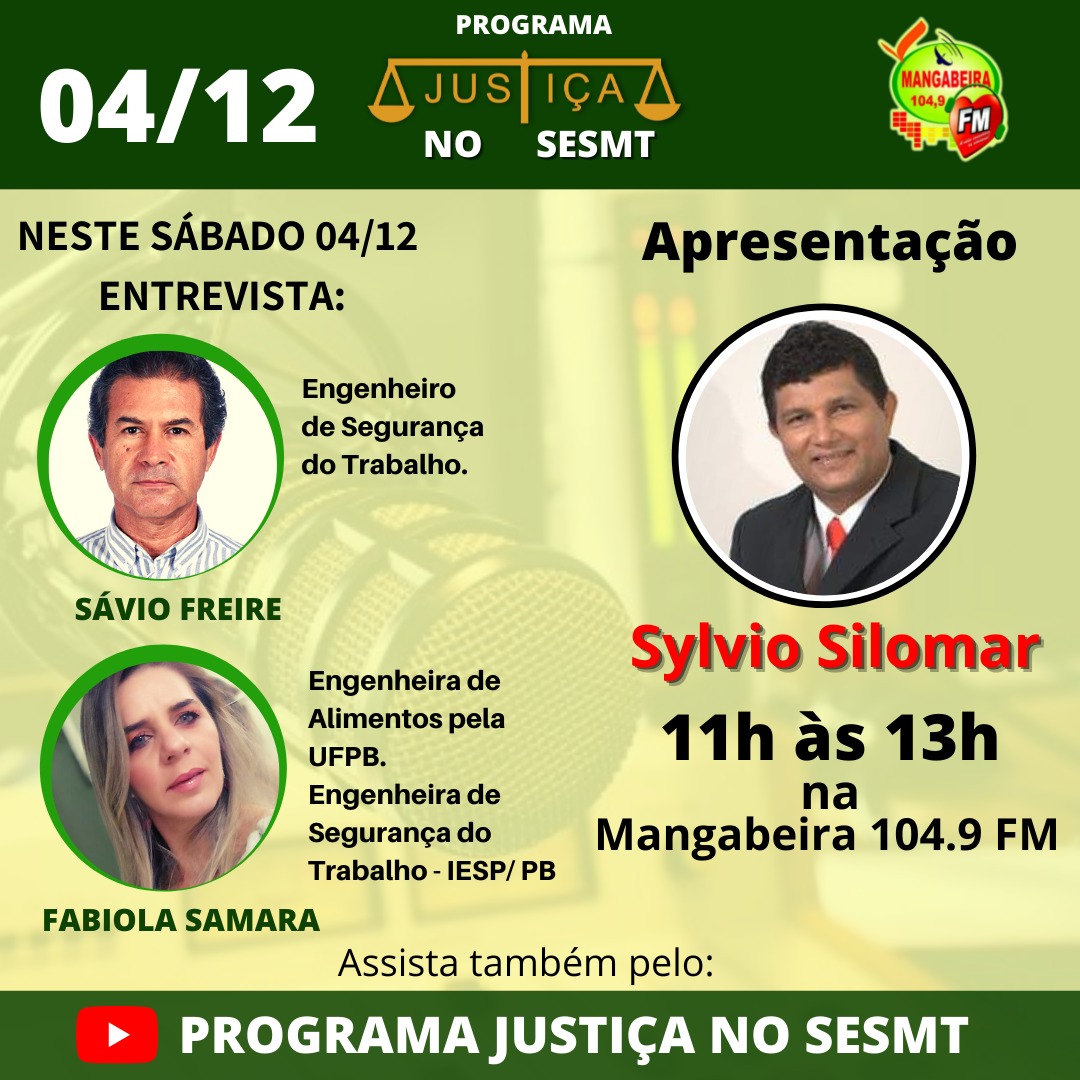 Programa Justiça no SESMT aborda SST no eSocial e PGR