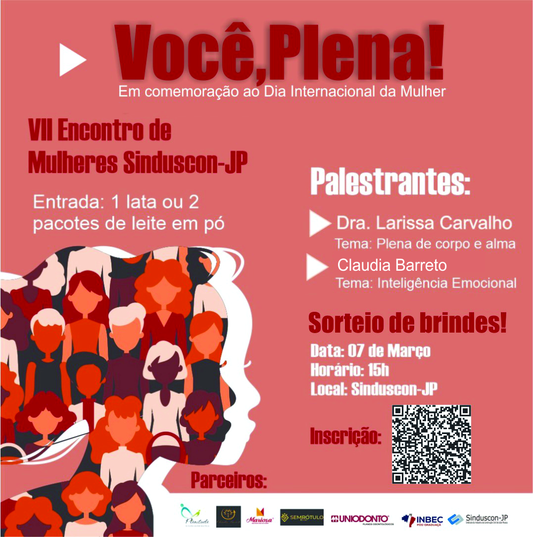 Sinduscon-JP promove encontro de mulheres nesta segunda-feira