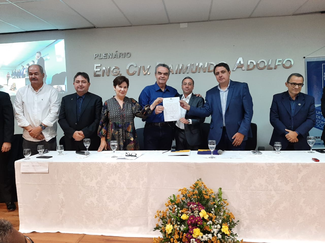 Engenheiro civil Hugo Paiva toma posse como presidente do Crea-PB
