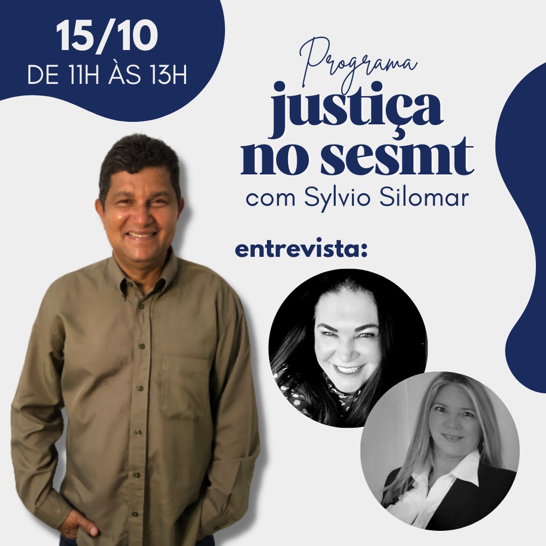 Acidentes de trabalho são o tema do programa Justiça no SESMT deste sábado
