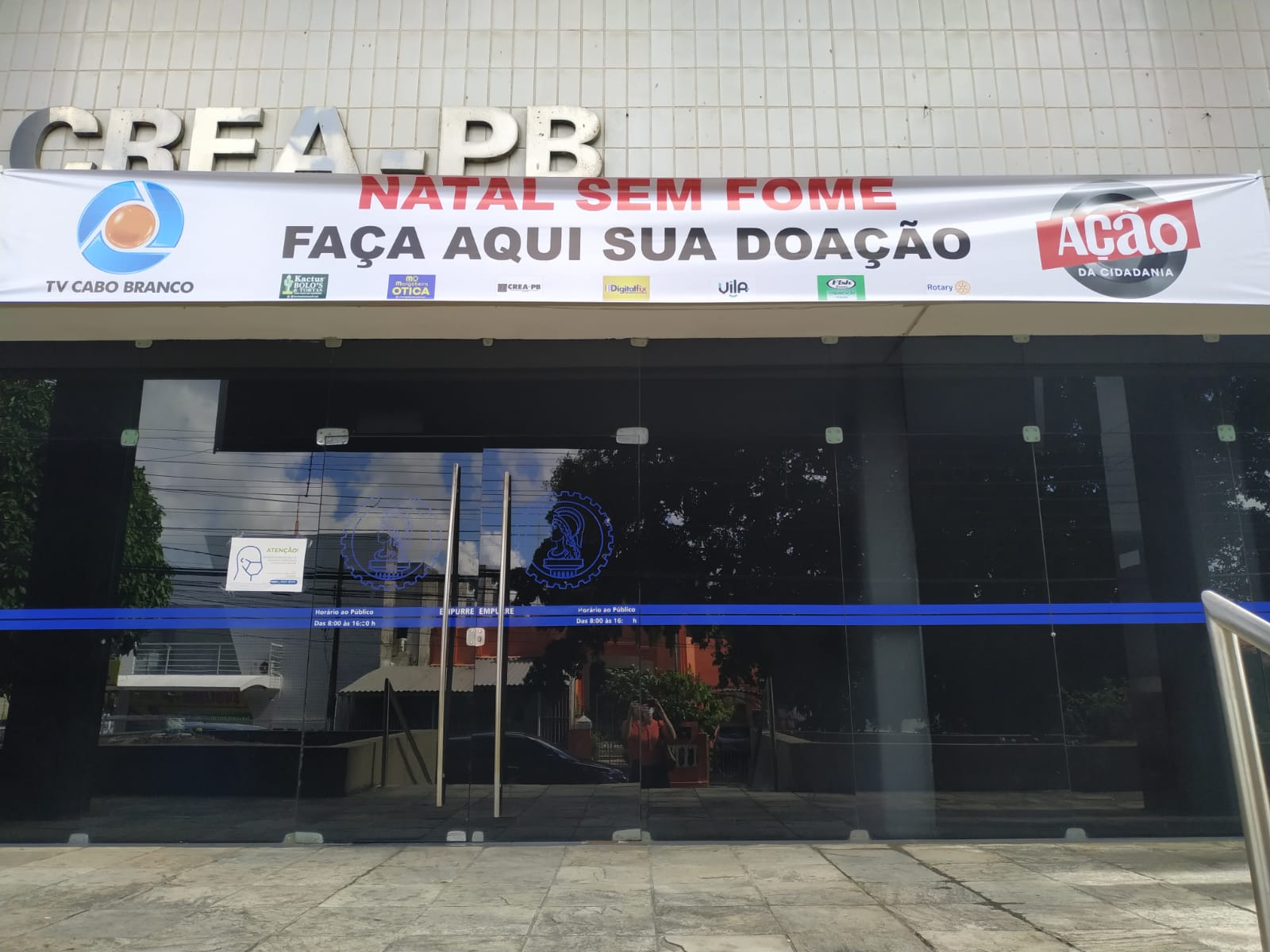 Crea-PB adere a campanha Natal sem Fome e se torna ponto de arrecadação de doações