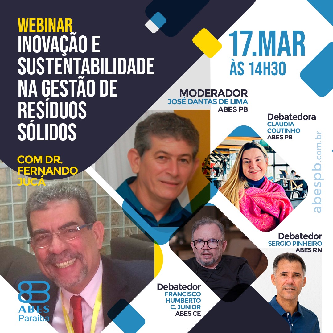 Webinar gratuito: Inovação e Sustentabilidade na Gestão de Resíduos Sólidos