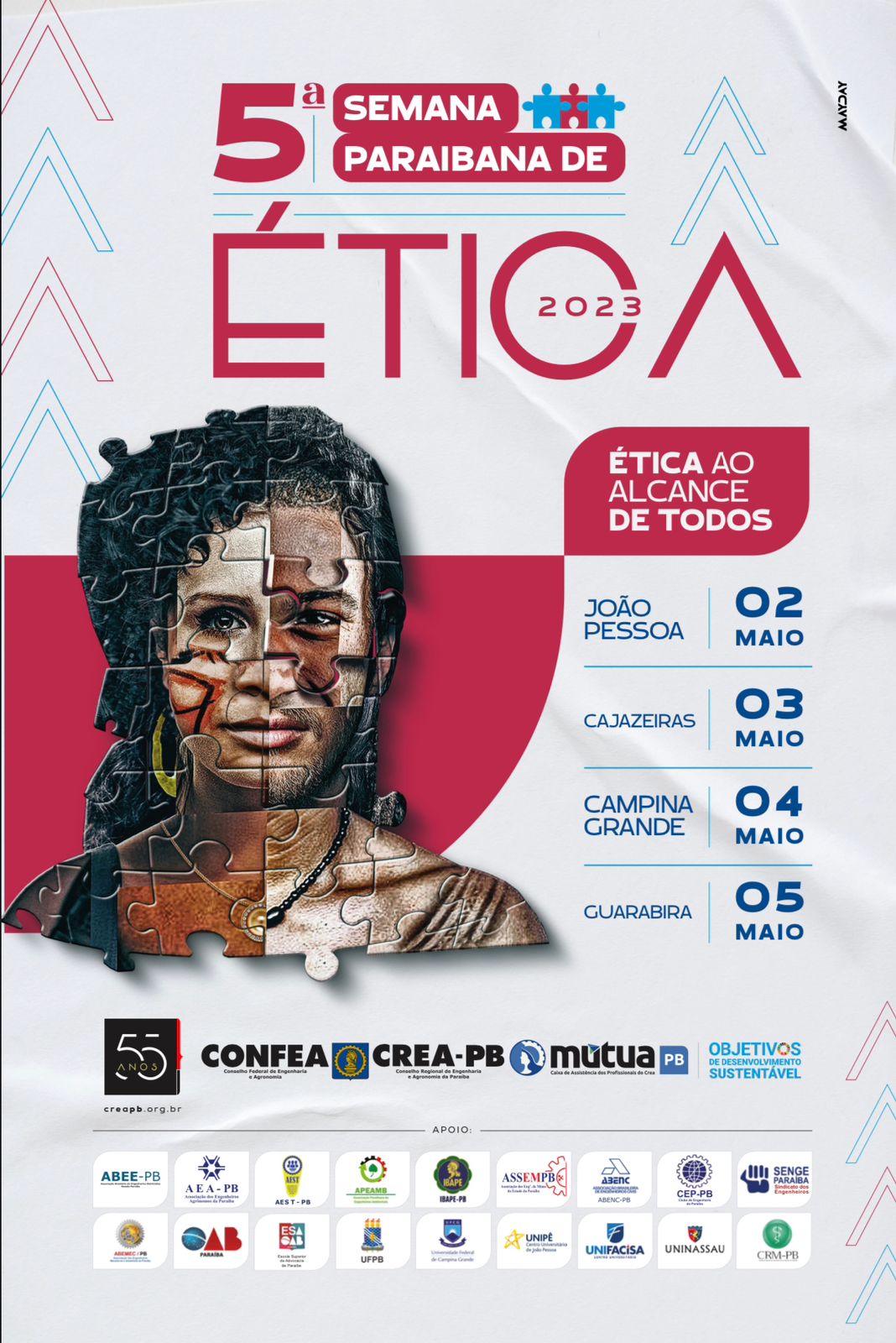 <strong>Semana de Ética do Crea-PB começa nesta terça-feira (2)</strong>