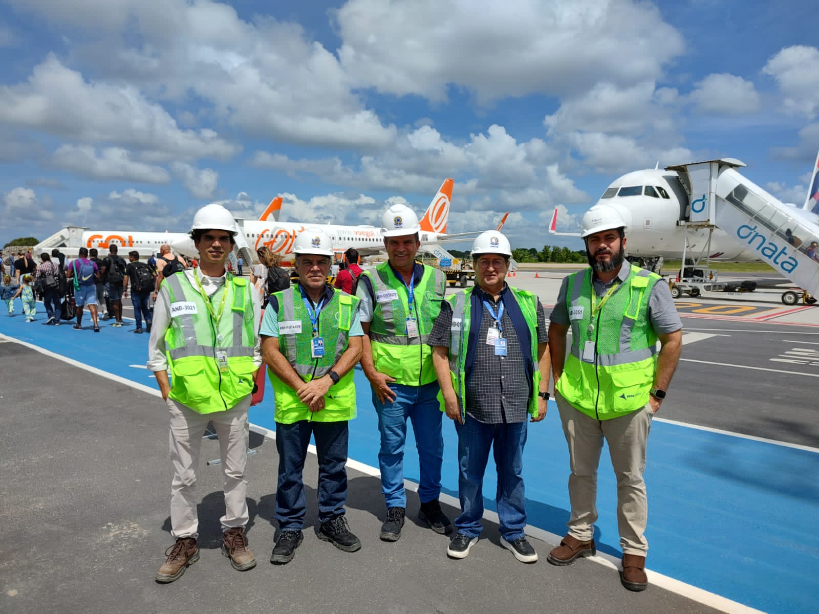 Equipe de fiscalização do CREA PB realiza visita técnica nas obras do Aeroporto Castro Pinto