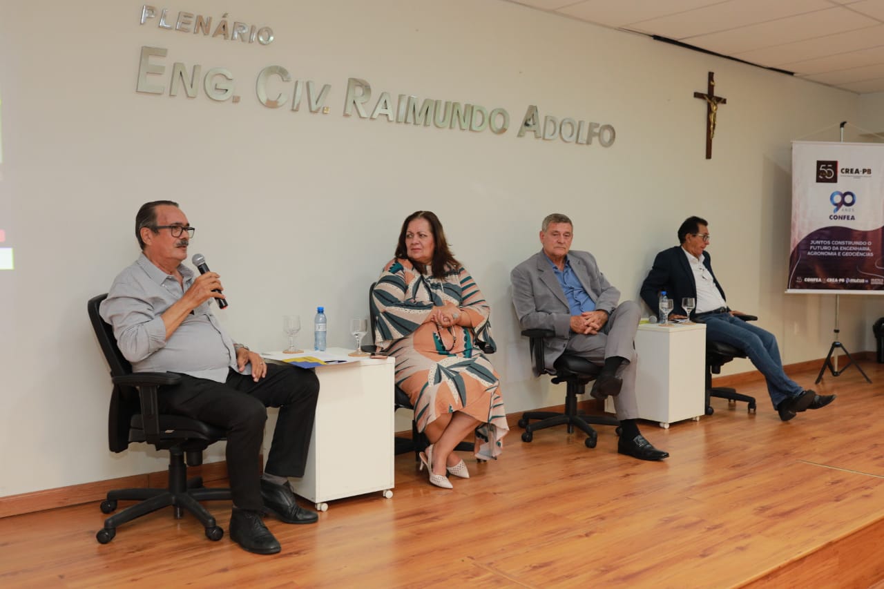 A importância dos ex-presidentes do Confea e do Crea-PB é tema do Diálogos do Crea