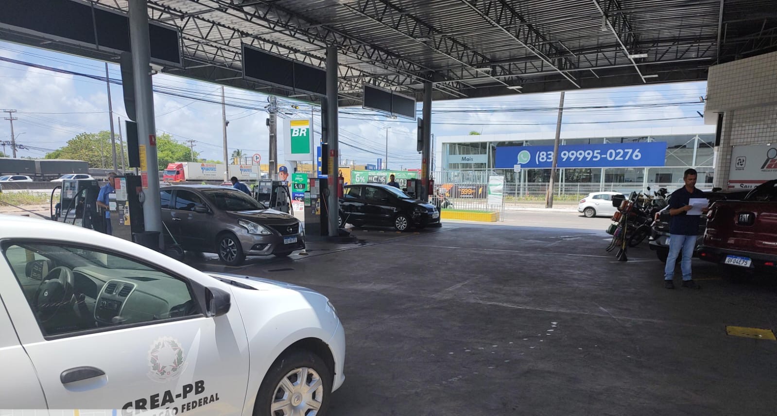 Crea-PB e Corpo de Bombeiros unem forças pela segurança em postos de gasolina