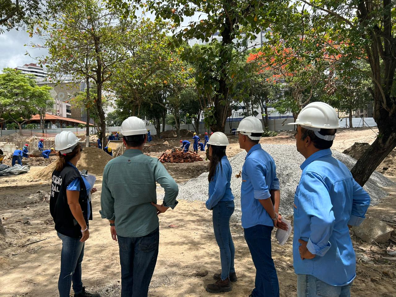 Crea-PB realiza inspeções no projeto de revitalização do Açude Novo
