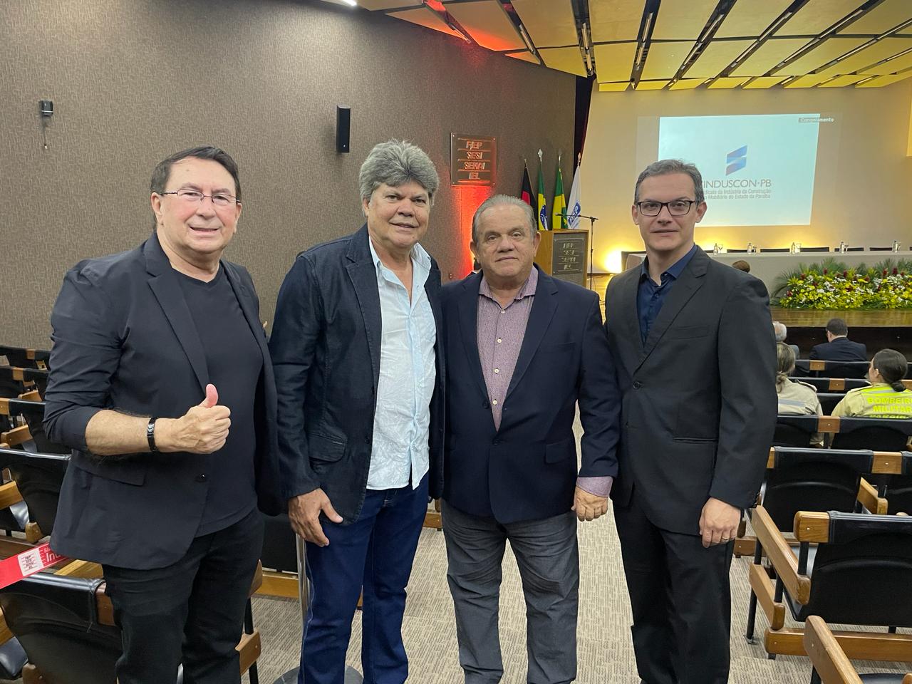 Crea-PB e a Mútua-PB participam de solenidade de posse da Sinduscon-PB