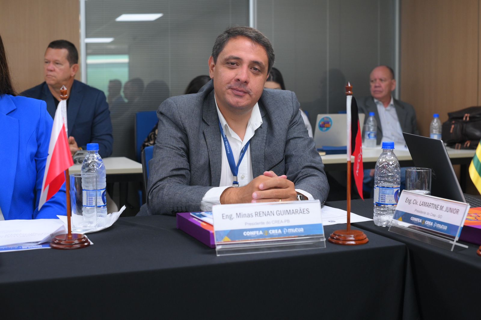 Presidente do Crea-PB participa de encontro entre presidentes dos Creas e o presidente do Confea em Brasília