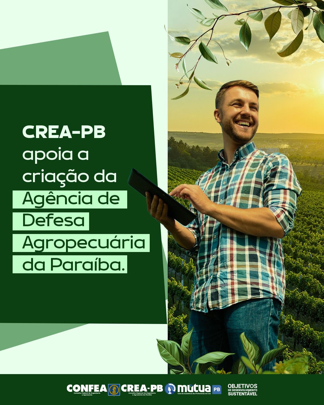 Crea-PB em apoio à criação da Agência de Defesa Agropecuária da Paraíba