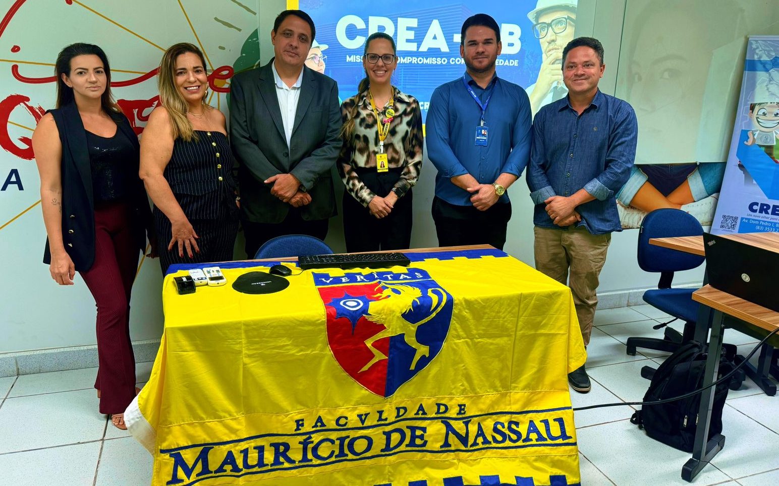 Presidente do Crea-PB realiza aula magna na Uninassau