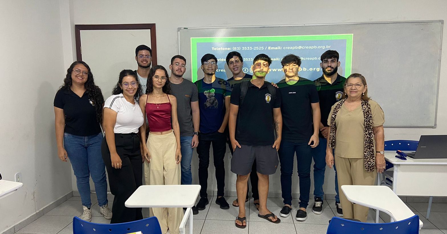 Chefe da Inspetoria de Patos realiza palestra para estudantes de Engenharia Civil