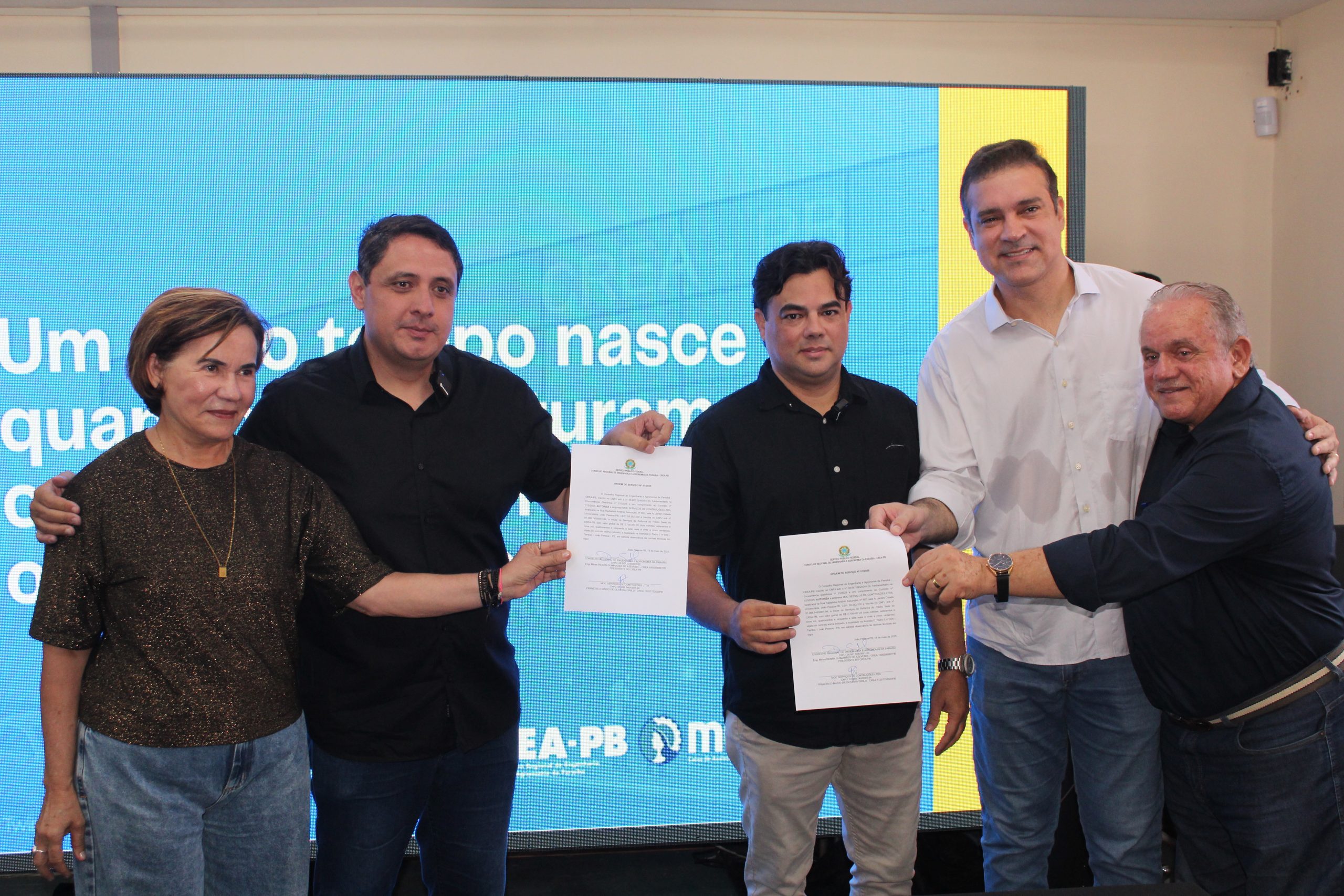 Crea-PB assina ordem de serviço para reforma da sede em João Pessoa