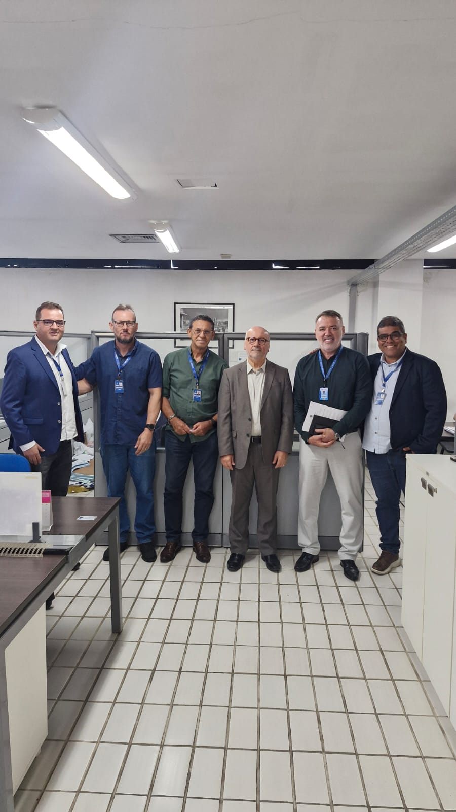 Representantes do TJ-PB visitam Crea-PB para tratar da impressão de carteiras profissionais