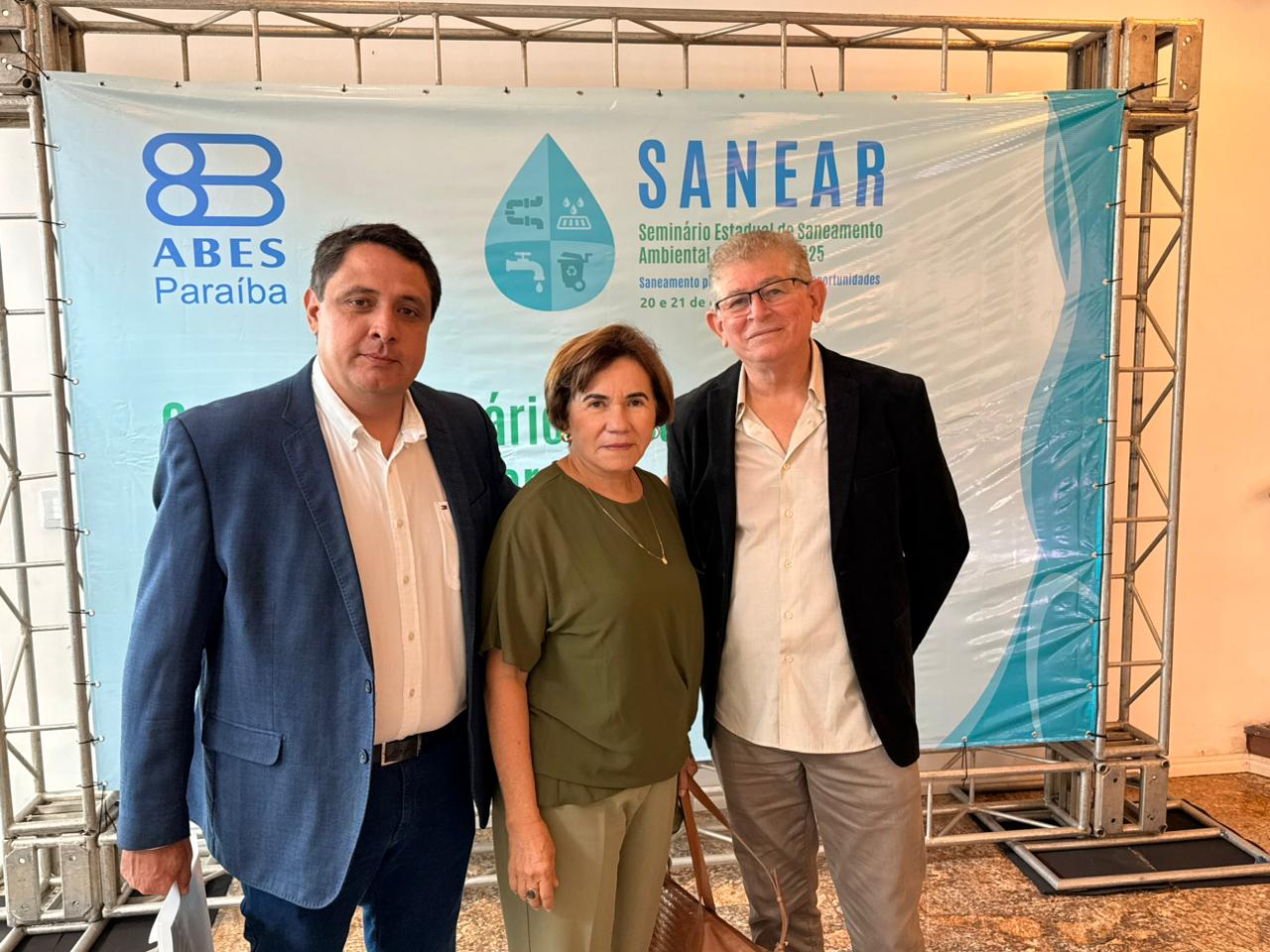 Crea-PB, Confea e Mútua participam da abertura do 3º SANEAR promovido pela ABES-PB