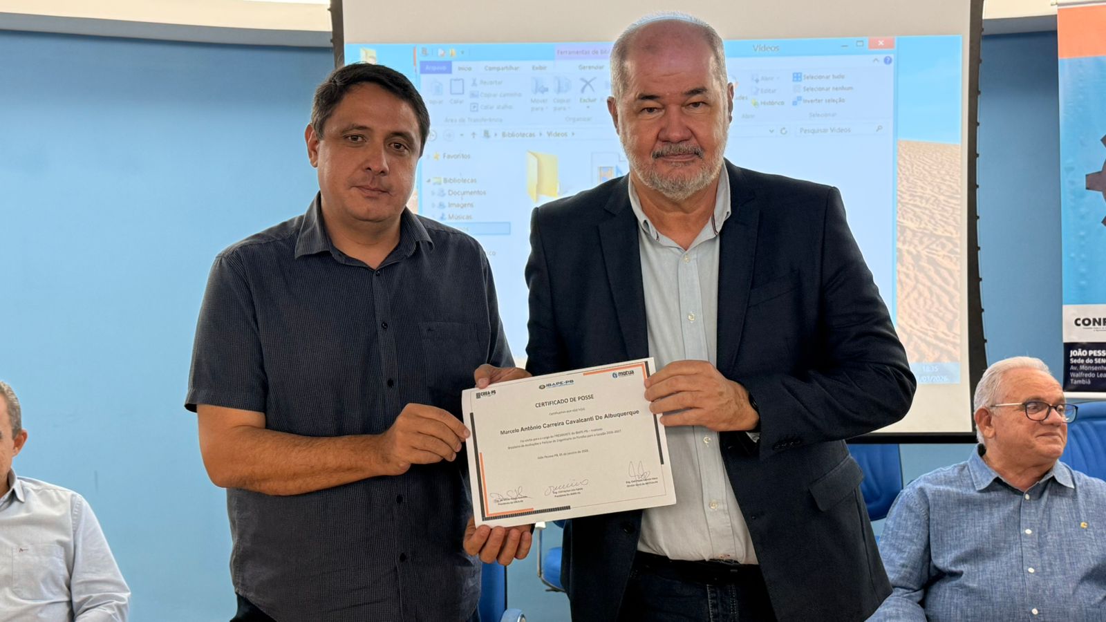 Presidente do Crea-PB participa da solenidade de posse da nova diretoria do IBAPE-PB