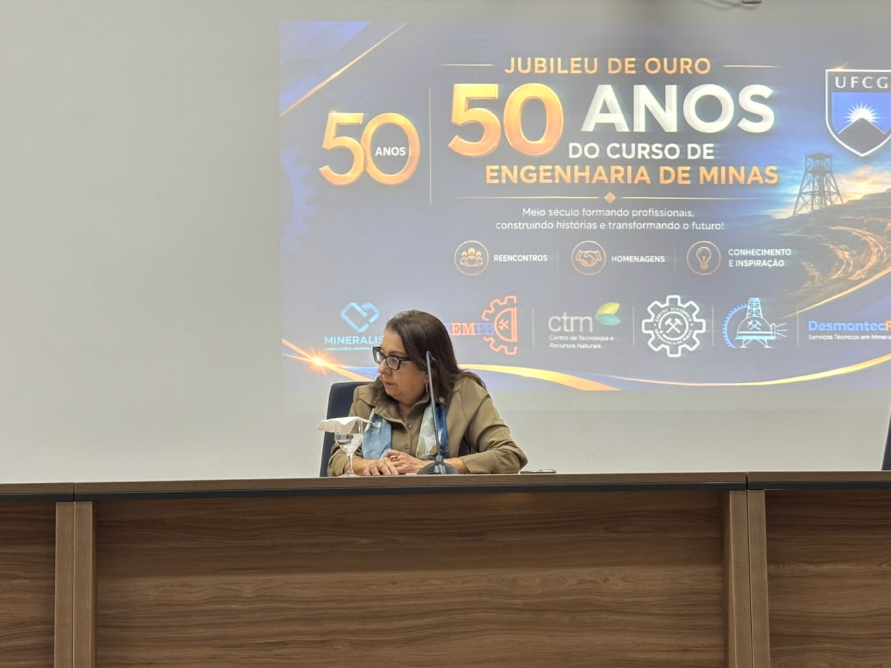 Crea-PB participa do Jubileu de Ouro do curso de Engenharia de Minas da UFCG