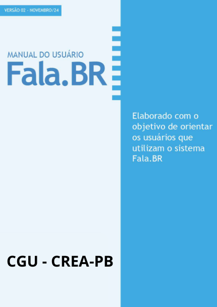 Manual do Usuário Fala.BR - Crea-PB