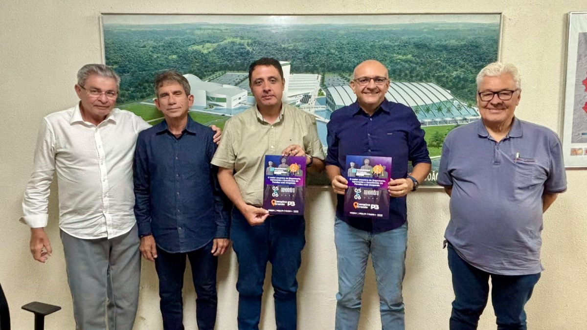 Presidente do Crea-PB convida secretário Jovanio Silva para abertura e programação do Congresso Estadual