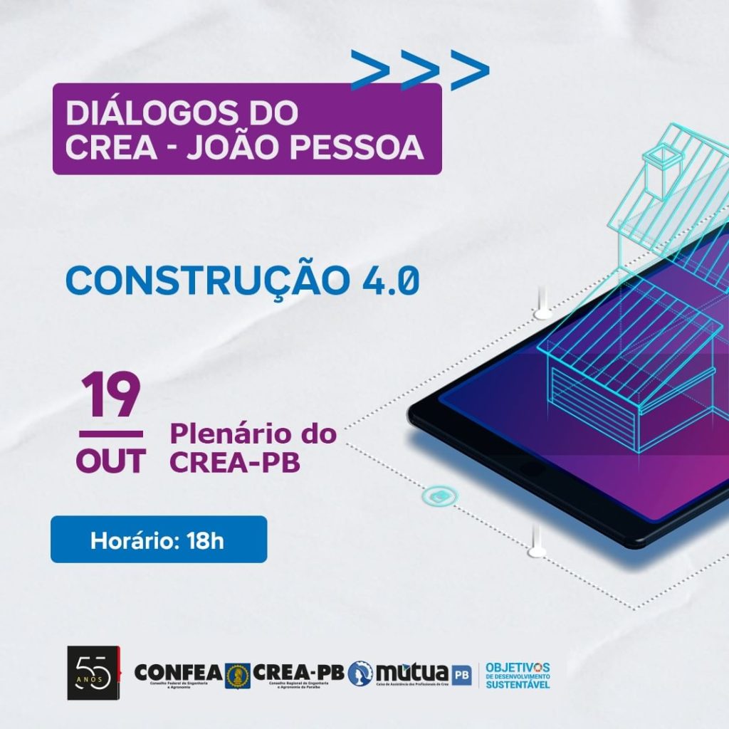 Diálogos do Crea João Pessoa - Construção 4.0 @ Crea-PB João Pessoa | Paraíba | Brasil